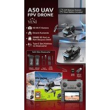 HiboTekno Blic Fpv Ekranlı Kameralı Drone – Çift Bataryalı, 256MB Sd Kartlı & Akrobatik Katlanabilir Drone Kit