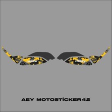 Aey MOTOSTICKER42 Aprilia Tuareg 660  Uyumlu Elcik Koruma Pad