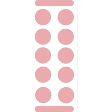 Dikdörtgen ve Yuvarlak Tasarımlı Buz Kalıbı (Pembe, Yuvarlak)