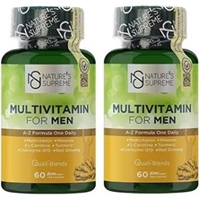 Multivitamin For Men 60 Kapsül 2 Adet