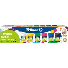 Die Grup Sulu Boya Seti, Her Biri 25 ml 6 Temel Renk