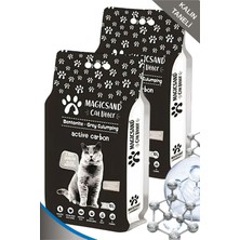 Die Grup Aktif Karbon Kalın Taneli Bentonit Kedi Kumu, 10 L x 2 Adet