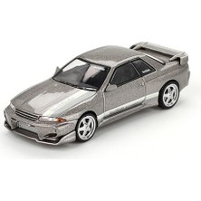 Die Grup 1:64 Mini Gt Nissan Skyline Gt-R (R32) Veilside Combat C-I Combat Grey Diecast Model Araba