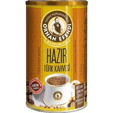 Die Grup Orhan Efendi Hazır Türk Kahvesi Orta (Orta Şekerli) Teneke 250 gr