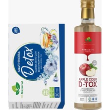 Die Grup Mavi Hindiba Detox Karışık Bitki Çayı ve Elma Özlü Detox Sirkesi, 250 ml