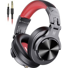 Die Grup A71 Yüksek Çözünürlüklü Stüdyo Kayıt Kulaklıkları - Shareport ile Kablolu Kulak Üstü Kulaklıklar, Profesyonel Izleme ve Karıştırma Katlanabilir Stereo Sesli Kulaklıklar (Kırmızı)
