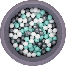 Die Grup Bubble Pops Sünger Gri Top Havuzu 85X30 Cm, 150 Toplu