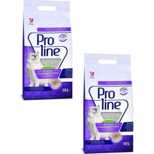 Die Grup Lavanta Kokulu Topaklaşan Kedi Kumu, (2 x 10 Litre)