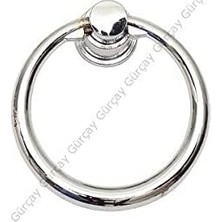 Die Grup Çekmece Kapak Kulpu Halka 40 mm Krom (2 Adet)