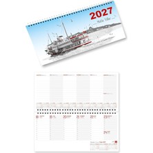 Die Grup 2027 Haftalık Masa Takvimi Masa Sümeni Orta Boy 31X14,5 cm