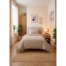 Med Home Fermuarlı Nevresim Seti – 160X220 cm (Tek Kişilik) |nevresim ve Yastık Kılıfı | Çarşafsız