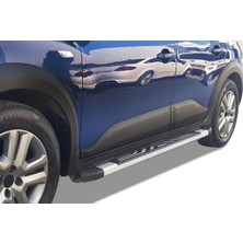 Trobus Dacia Sandero Stepway 2021 ve Sonrası Uyumlu Kapı Dodik Seti 4 Parça Abs Mat Siyah