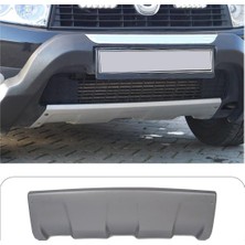 Trobus Dacia Duster 2010-2017 Uyumlu Ön Tampon Difüzörü 1 Parça Abs Gri