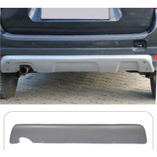 Trobus Dacia Duster 2010-2017 Park Sensörlü Uyumlu Arka Tampon Difüzörü 1 Parça Abs Gri