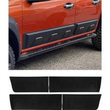 Trobus Isuzu D-Max 2012-2019 Uyumlu Kapı Dodik Seti 4 Parça Abs Mat Siyah