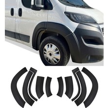Trobus Citroen Jumper Fiat Ducato Peugeot Boxer 2015 ve Sonrası Uyumlu Çamurluk Dodik Seti 12 Parça Abs Mat