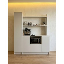 Grande Çok Amaçlı Mutfak Dolabı ve Kahve Köşesi - 155 cm - K7513-7