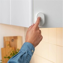 Ikea Bilresa Matter Uzaktan Kumanda , Beyaz, 7 Cm, Kaydırma Tekerlekli