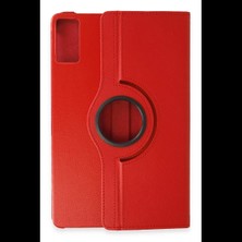 Xiaomi Redmi Pad Se Kılıf 360 Tablet Deri Kılıf - Kırmızı