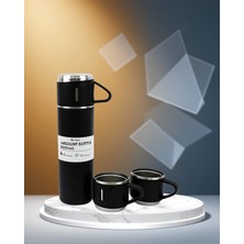 3 Bardaklı Isı Koruyucu Termos Seti 500 ml