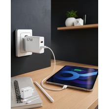 67 Watt Type C Hızlı Şarj Adaptörü Çift Çıkışlı