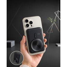 Taşınabilir Powerbank Manyetik Kablolu ve Kablosuz Şarj