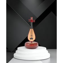 Figürlü Müzik Kutusu Melodili Ahşap Görsel Model