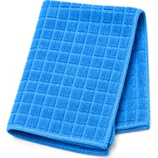 Mikrofiber Temizlik Bezi Mavi Kareli Uczzkarelibezmavi