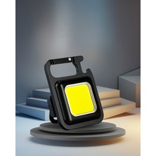 USB Şarjlı Mini LED Cep El Feneri Taşınabilir Çok Fonksiyonlu