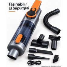 Taşınabilir El Süpürgesi Başlık ve Esnek Hortum Setli