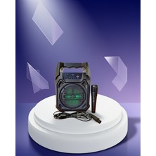 Taşınabilir Bluetooth Hoparlör Fm Radyo USB Sd Kart Tws