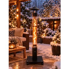 Yaşam Garden Dizayn TEKERLEKLİ EKO 60 CM CAMLI