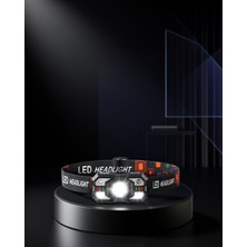 Sensörlü LED Kafa Feneri Ayarlanabilir 6 Mod