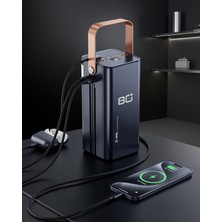 80000 Mah Taşınabilir Powerbank Süper Hızlı Şarj ve LED Gösterge
