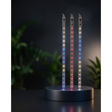 Rgb LED Işık Çubuğu Seti 10 Adet Kayan Yıldız Efekti