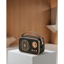 Retro Radyo Bluetooth, Tf Kart ve USB Destekli