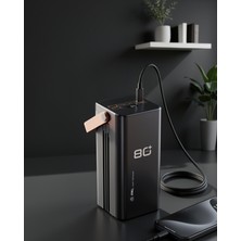 80000 Mah Yüksek Kapasiteli Çok Portlu Hızlı Şarjlı Powerbank