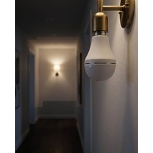 Şarjlı LED Ampul E27 6500K Soğuk Beyaz Işık