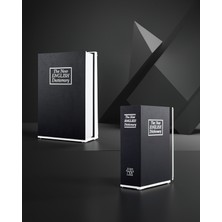 Kitap Görünümlü Çelik Kasa Iki Anahtarlı 18,5 x 11,5 x 5,6 cm