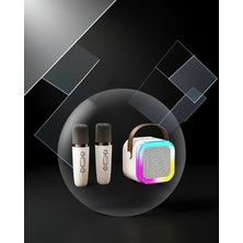 Çok Fonksiyonlu Karaoke Hoparlör Bluetooth USB Aux
