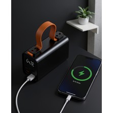 50000 Mah Süper Hızlı Şarjlı LED Göstergeli Taşınabilir Şarj Cihazı
