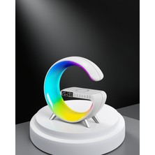Bluetooth Hoparlörlü Rgb Atmosfer Lambası Kablosuz Şarjlı