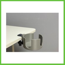 Bezos Masaya Sıkıştırmalı Bardak Tutucu Kupa ve Şişe Standı Masaüstü Aksesuarı Dmc