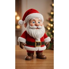 Alpin Klasik Şirin Noel Baba Figürü - Sevimli Yılbaşı Masa Üstü Dekoratif Obje
