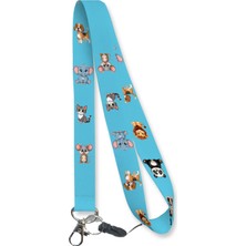 Royalvance Mavi Aslan ve Köpek Boyun Askı Ipi