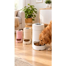 Alpin Pratik Hazneli Evcil Hayvan Mama Dispenseri – Kedi ve Köpek Mama Kabı Model