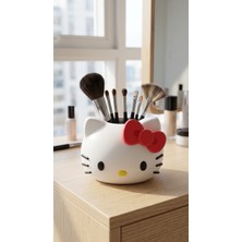 Alpin Hello Kitty Tasarımlı Makyaj Fırçalığı - Sevimli Kalemlik ve Masa Üstü Organizer