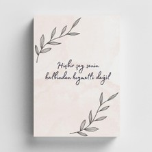 Tr Hiçbir Şey Senin Kalbinden Kıymetli Değil Bullet Journal A5 Noktalı Defter