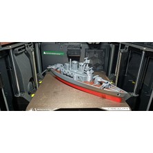 Tr Iı. Dünya Savaşı Savaş Gemisi Maketi – 3D Baskı Detaylı Model – Askeri Gemi Dekor & Kol