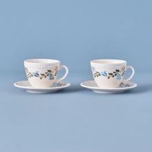 Tr Vintage Porselen 2'li Çay Fincan Seti (220 Cc)